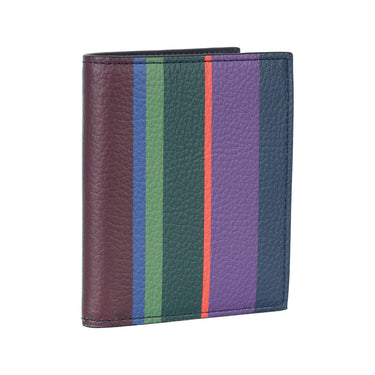 Porta carte di credito Uomo Gallo - Porta Carte Con Bottone Automatico Pelle - Blu
