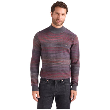 Maglioni Uomo Harmont & Blaine - Collo Perkins 3D Unito + Stampa HRR961030277 - Grigio