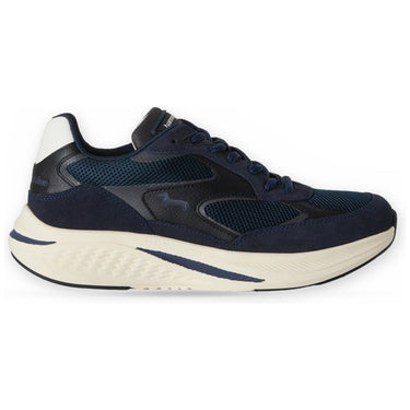Sneaker Uomo Harmont & Blaine - Scarpa Uomo Camoscio - Tex Fabric E0R014060A60 - Blu