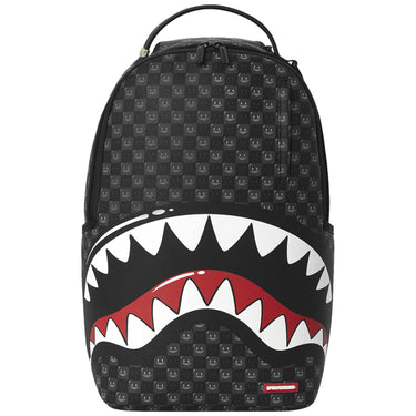 Zaini Casual Unisex Sprayground - Sharks In Paris Wtf Bubbly Black Check Backpack - Nero