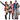 Zaini Casual Unisex Sprayground - Brown And Cream Drip Check Shark Backpack - Marrone