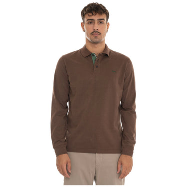Polo Uomo Harmont & Blaine - Polo In Jersey Brushed LRR497021109 - Cioccolato