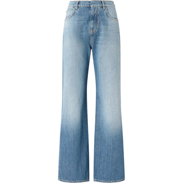 Pantaloni Donna Pinko - Wanda Wide Leg Medium Wave Den - Blu