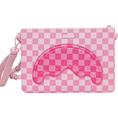 Tote da viaggio Unisex Sprayground - Pink Sip Patch Crossbody Pouchette - Rosa