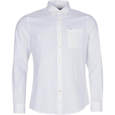 Camicie casual Uomo Barbour - Nelson Tailored Shirt - Bianco