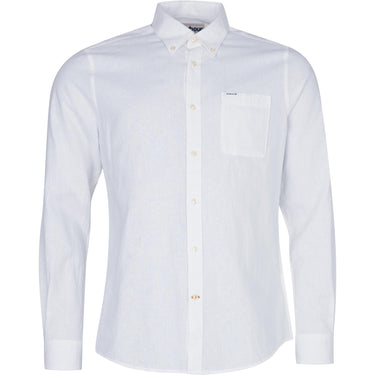 Camicie casual Uomo Barbour - Nelson Tailored Shirt - Bianco - Gianni Foti