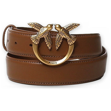 Cinture Donna Pinko - Love Berry H3 Belt.Low Vitello - Marrone