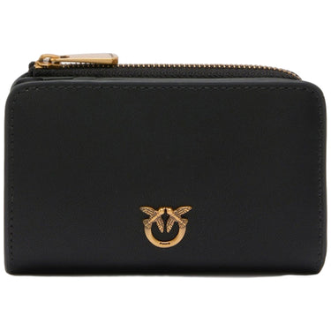 Portafogli Donna Pinko - Mini Wallet Vitello Seta - Nero