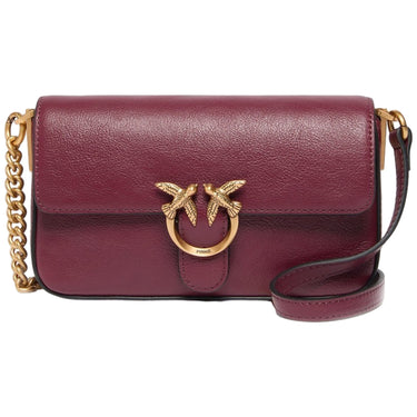 Borse a spalla Donna Pinko - Love One Slouchy Baby Mz. Bacc - Bordeaux