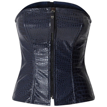 Canotte e top Donna Pinko - Gamay Top Effetto Cocco - Blu