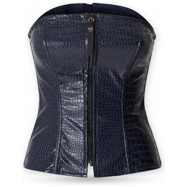 Canotte e top Donna Pinko - Gamay Top Effetto Cocco - Blu