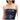 Canotte e top Donna Pinko - Gamay Top Effetto Cocco - Blu