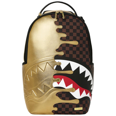 Zaini Casual Unisex Sprayground - Sharks In Paris Gold Drip Backpack - Oro