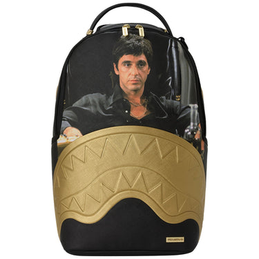 Zaini Casual Unisex Sprayground - Scarface Gold Embossed Backpack - Oro