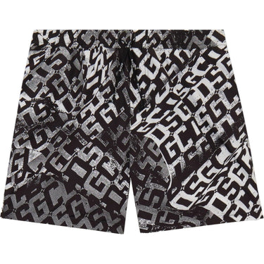 Pantaloncini e calzoncini Uomo Gcds - Monogram Swim Shorts - Nero