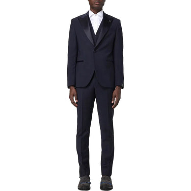 Abiti Uomo Manuel Ritz - Abito Con Gilet - Blu-Gianni Foti