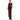 Vestiti da sera e cerimonia Donna Twinset - Abito Lungo Con Fibbia Oval T - Bordeaux