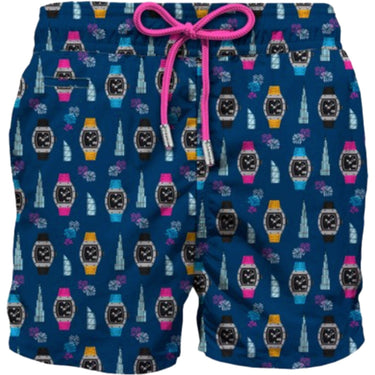 Pantaloncini e calzoncini Uomo Mc2 Saint Barth - Lighting Micro Fantasy - Blu