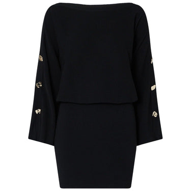 Vestiti casual Donna Liu Jo - Ecs Abito Maglia M/Ampie - Nero