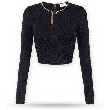 Maglie Donna Elisabetta Franchi - Maglia tricot MK32S67E2 - Nero