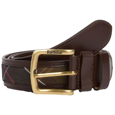 Cinture Uomo Barbour - Girvan Tartan Leather Belt - Multicolore