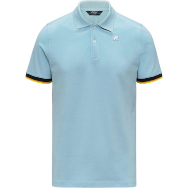 Polo Uomo K-Way - Vincent Pique - Blu-Gianni Foti