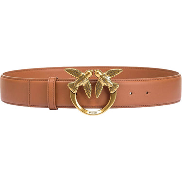 Cinture Donna Pinko - Love Berry H4 Belt Vitello Set - Marrone