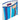 Beauty Case da viaggio Unisex Gallo - Uni Bustina Contemporary Pl Multicol - Blu