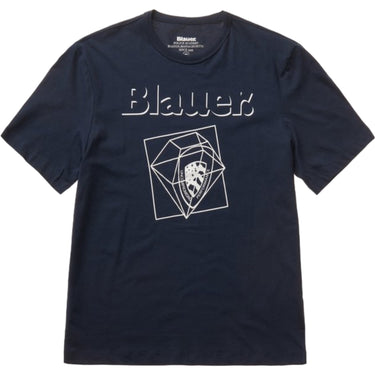T-shirt Uomo Blauer - T-Shirt Manica Corta - Blu - Gianni Foti