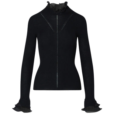 Maglie Donna Liu Jo - Maglia Chiusa M/L Rouches Tess - Nero