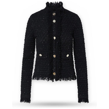 Giacche Donna Liu Jo - Ecs Giacca Maglia M/L Fitted - Nero