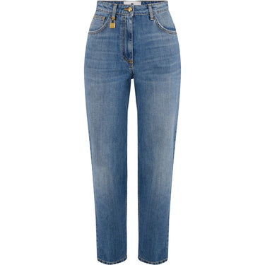 Pantaloni Donna Elisabetta Franchi - Pantalone mod. jeans - Blu