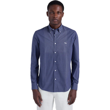 Camicie casual Uomo Harmont & Blaine - Camicia - Blu-Gianni Foti