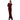 Vestiti da sera e cerimonia Donna Twinset - Abito Lungo Con Fibbia Oval T - Bordeaux