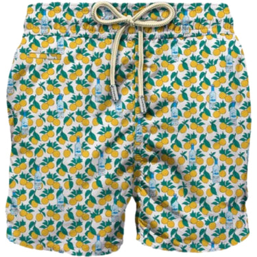 Pantaloncini e calzoncini Uomo Mc2 Saint Barth - Lighting Micro Fantasy - Giallo