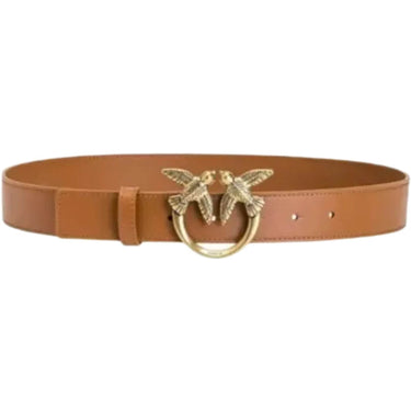 Cinture Donna Pinko - Love Berry H2 Belt Vitello Set - Marrone
