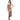 Vestiti da sera e cerimonia Donna Pinko - Kiwi Abito Satin Con Frange - Marrone
