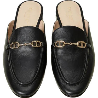 Zoccoli e sabot Donna Twinset - Sabot In Pelle C/Morsetto Oval T - Nero