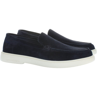 Mocassini Uomo Harmont & Blaine - Scarpa Uomo Camoscio - Blu