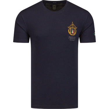 T-shirt Uomo Aeronautica Militare - T-shirt Frecce Tricolori ricamata - Blu - Gianni Foti