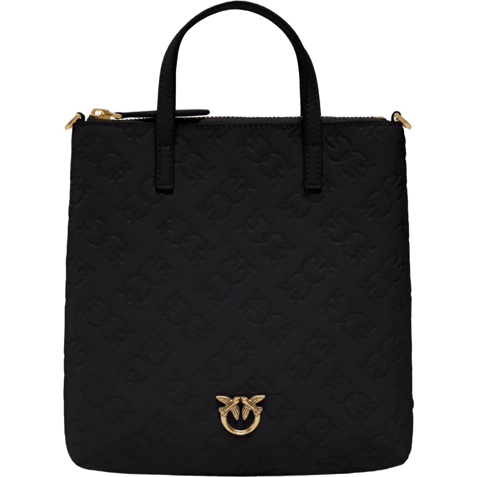 Leather Tote Shopper Bag Pinko Leather Bags Pinko Tote Bag PINKO