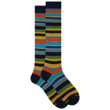 Calze Uomo Gallo - Uomo Lungo Co/Ea Leggerissim - Blu-Gianni Foti