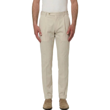 Pantaloni Uomo Berwich - Pantalone morello elix - Beige-Gianni Foti