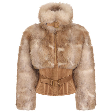 Giubbotti Donna Elisabetta Franchi - Giubbotto GB02A66E2 - Cammello