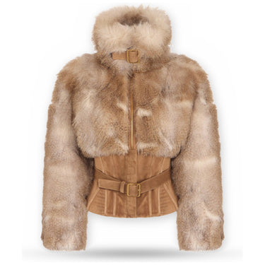 Giubbotti Donna Elisabetta Franchi - Giubbotto GB02A66E2 - Cammello