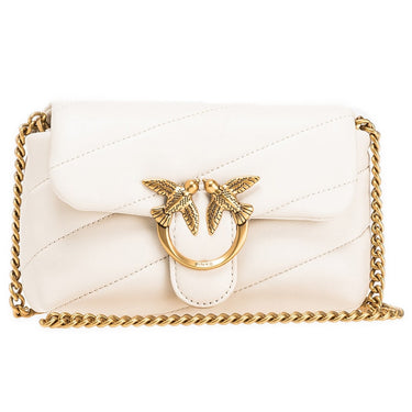 Borse a spalla Donna Pinko - Love Baby Puff C Sheep Nappa - Bianco