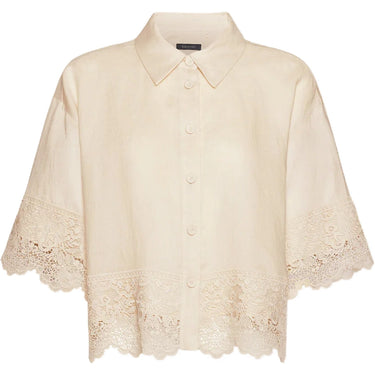 Bluse e camicie Donna Elena Miro' - Camicia - Beige-Gianni Foti