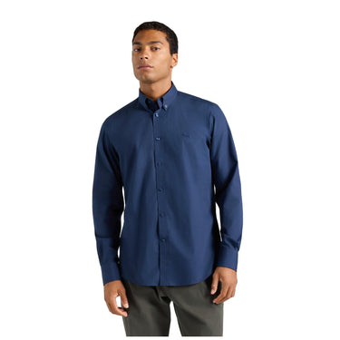 Camicie casual Uomo Harmont & Blaine - Camicia Popeline Tinto Unito CRR043013967M - Blu