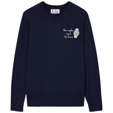 Maglioni Uomo Mc2 Saint Barth - Crew Neck Light Sweater Luna Watch 61 - Multicolore