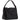 Borse a spalla Donna Pinko - Leaf Hobo Big Vitello Morbido - Nero
